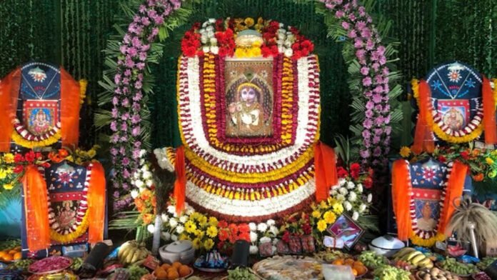 गणेश मंदिरों में प्रथम पूज्य ने किया जल विहार: सजी फूल बंगला झांकी, उमड़े श्रद्धालु